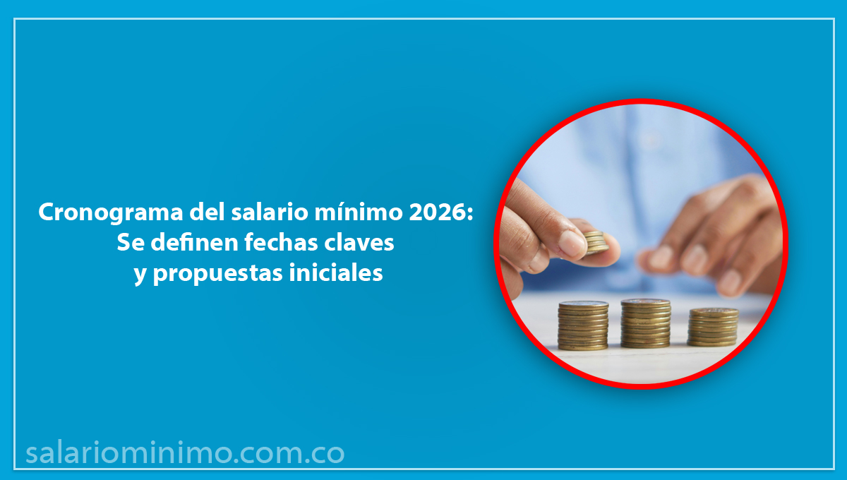 Cronograma del salario mínimo 2026: Se definen fechas claves y propuestas iniciales